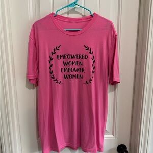 Pink Empowered Women T-Shirt